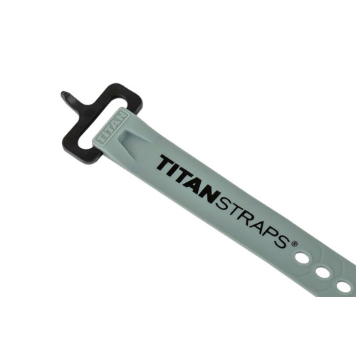 Ремень крепёжный TitanStraps MINI серо-голубой L = 38 см, (Dmax - 10,80 см, Dmin - 1,9 см), (4 шт)