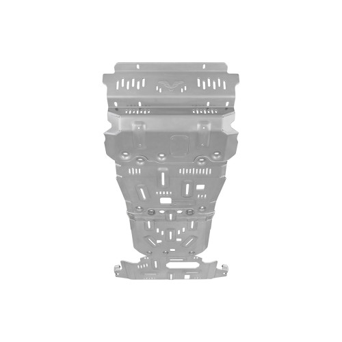 Защита Falcon радиатора, картера, РК, КПП для Land Cruiser Prado 150, бензин, с КДСС, алюминий, 8 мм