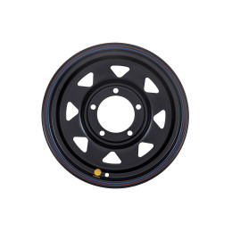 Диск усиленный УАЗ стальной черный 5x139,7 7xR15 d110 ET+25 (треугольник мелкий)