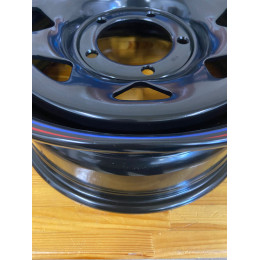 Диск усиленный УАЗ стальной черный 5x139,7 7xR16 d110 ET+25 (треуг. мелк.) (уценка)