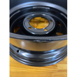 Диск усиленный УАЗ стальной черный 5x139,7 7xR16 d110 ET+25 (треуг. мелк.) (уценка)