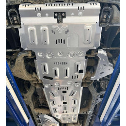 Защита Falcon радиатора, картера, РК, КПП для Toyota Land Cruiser Prado 250, 2024+, алюминий, 8 мм