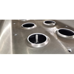 Кронштейны для крепления сэнд-траков к алюминиевому багажнику (платформе) РИФ