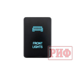 Кнопка ВКЛ/ВЫКЛ, голубой, FRONT LIGHTS TOYOTA 32x22