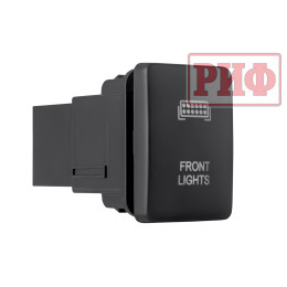 Кнопка ВКЛ/ВЫКЛ, голубой, FRONT LIGHTS TOYOTA 32x22