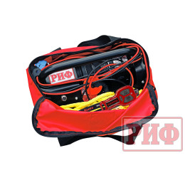 Лебёдка переносная РИФ 2500ASR c малой площадкой и проводами (в сборе) синтетический трос