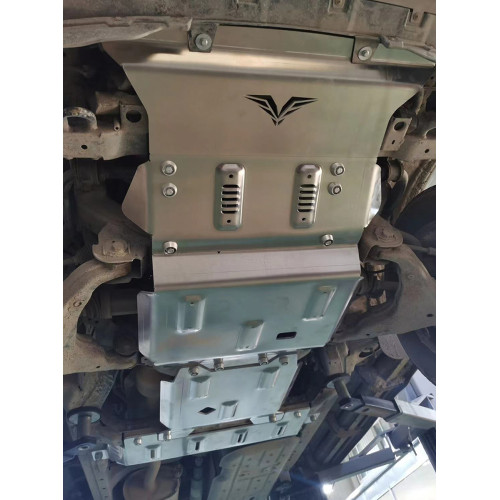 Защита Falcon радиатора, картера, РК, КПП для GWM Haval H9 (2015-2023), алюм. 8 мм