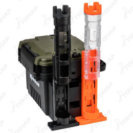 Ящик форелевый NISUS 30x21.5x25 см, черный с зеленым