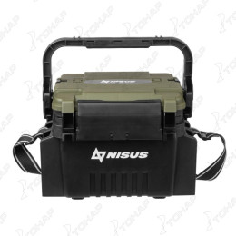 Ящик форелевый NISUS 30x21.5x25 см, черный с зеленым