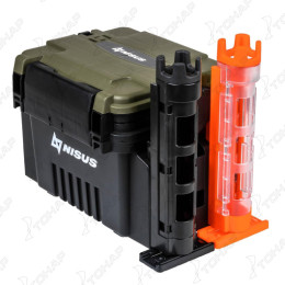 Ящик форелевый NISUS 30x21.5x25 см, черный с зеленым