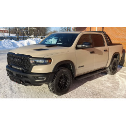 Площадка РИФ под лебёдку с защитой радиатора в штатный бампер RAM 1500 Rebel 2024+