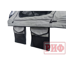 Палатка на крышу автомобиля РИФ Soft RT01-140, тент серый, 400 гр., 140х120х30 см,