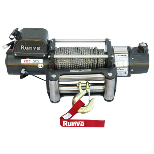 Лебёдка электрическая двухскоростная 12V Runva 10000 lbs 4500 кг