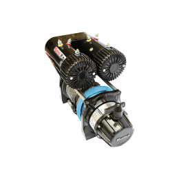 Лебёдка автомобильная электрическая 12V Runva 10000 lbs 4500 кг двухмоторная (синтетический трос) 