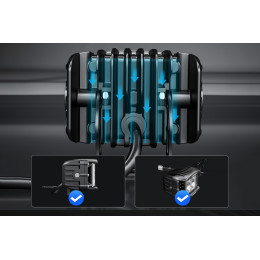 Светодиодные фары рабочего света AURORA 102x76 мм 40W LED