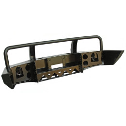 Бампер РИФ силовой передний Mazda B2500/Ford Ranger 1998-2006 с доп. фарами и защитной дугой