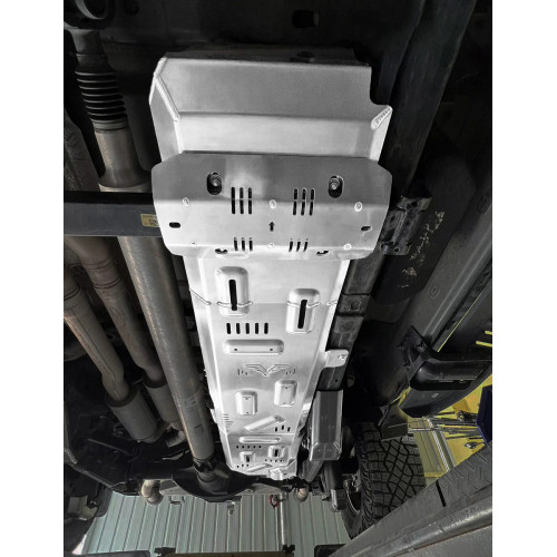 Защита Falcon топливного бака для RAM (Dodge) 1500 TRX 6.2T бензин, алюминий 5 мм