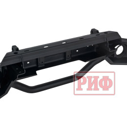 Бампер РИФ силовой передний для ГАЗ Соболь NN под штатные фары, с центральной защитной дугой, стандарт