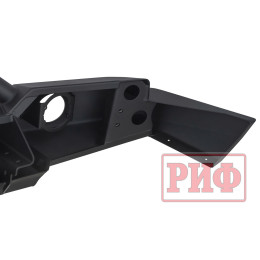 Бампер РИФ силовой передний для ГАЗ Соболь NN под штатные фары, с центральной защитной дугой, стандарт