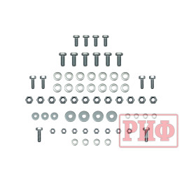 Бампер РИФ силовой передний для ГАЗ Соболь NN под штатные фары, с центральной защитной дугой, стандарт