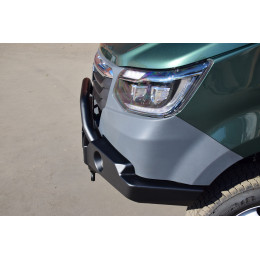 Бампер РИФ силовой передний для ГАЗ Соболь NN под штатные фары, с центральной защитной дугой, стандарт