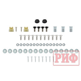 Бампер РИФ силовой передний для ГАЗ Соболь NN под штатные фары, с центральной защитной дугой, стандарт