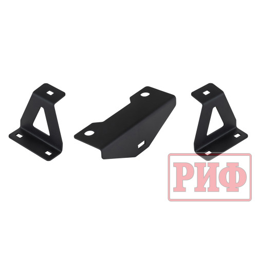 Бампер РИФ силовой передний для ГАЗ Соболь NN под штатные фары, с центральной защитной дугой, стандарт