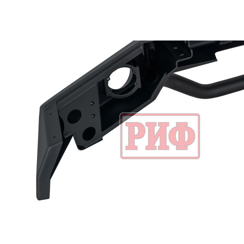 Бампер РИФ силовой передний для ГАЗ Соболь NN под штатные фары, с центральной защитной дугой, стандарт