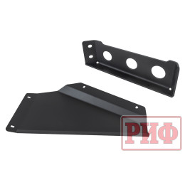 Бампер РИФ силовой передний для ГАЗ Соболь NN под штатные фары, с центральной защитной дугой, стандарт