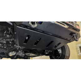 Бампер РИФ силовой передний для ГАЗ Соболь NN под штатные фары, с центральной защитной дугой, стандарт