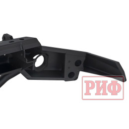 Бампер РИФ силовой передний для ГАЗ Соболь NN под штатные фары, с центральной защитной дугой, стандарт