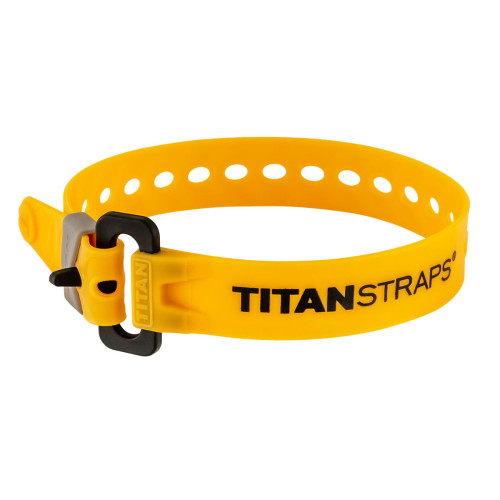 Ремень крепёжный TitanStraps MINI светло-оранжевый L = 25 см, (Dmax - 6,99 с, Dmin - 1,9 см), (4 шт)