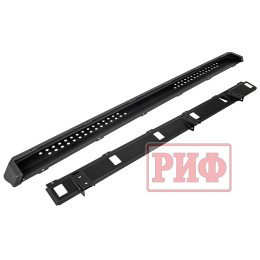 Пороги РИФ силовые алюминиевые для RAM (Dodge) 1500 Rebel 2019+