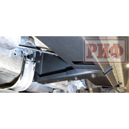 Пороги РИФ силовые алюминиевые для RAM (Dodge) 1500 Rebel 2019+