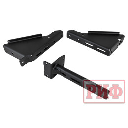 Пороги РИФ силовые алюминиевые для RAM (Dodge) 1500 Rebel 2019+