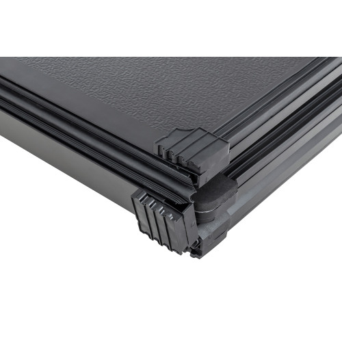 Крышка кузова РИФ для Toyota Tundra 2022+, трёхсекционная, алюминиевая, черная (6,5 ft)