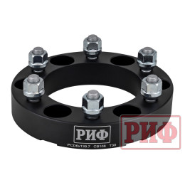 Проставки колёсные РИФ 6x139,7, ЦО 108 мм, толщина 30 мм, 12x1,5 (2 шт.)