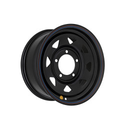 Диск усиленный УАЗ стальной черный 5x139,7 7xR15 d110 ET+25 (треугольник мелкий)