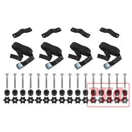 Крепление для каноэ (сапборда) на багажные поперечины