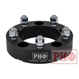 Проставки колёсные РИФ 5x139,7, ЦО 108 мм, толщина 38 мм, 14x1,5 (2 шт.)