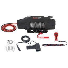 Лебёдка автомобильная электрическая 12V Runva EWXT12000FSR 5443 кг синтетический трос