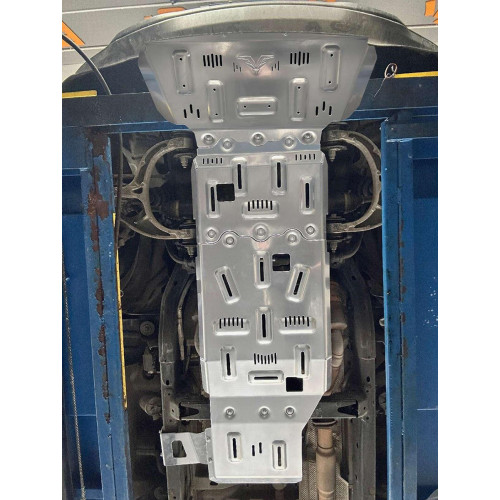 Защита Falcon радиатора, картера, РК, КПП для Dodge RAM 1500 2022-2024, алюминий, 8 мм