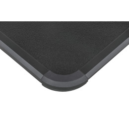 Крышка кузова РИФ для Great Wall Poer KingKong, трёхсекционная, алюминиевая, черная