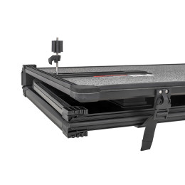 Крышка кузова РИФ для Great Wall Poer KingKong, трёхсекционная, алюминиевая, черная