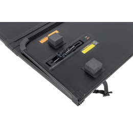 Крышка кузова РИФ для Great Wall Poer KingKong, трёхсекционная, алюминиевая, черная