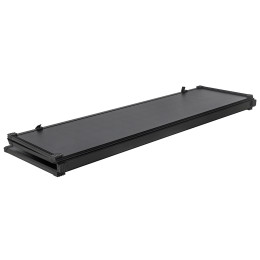 Крышка кузова РИФ для Great Wall Poer KingKong, трёхсекционная, алюминиевая, черная