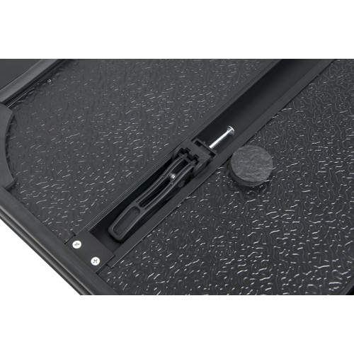 Крышка кузова Mitsubishi L200 2015+, трёхсекционная, алюминиевая, черная