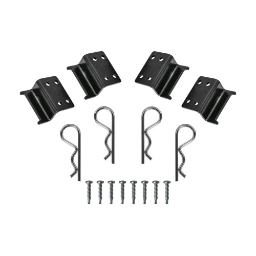 Крышка кузова Mitsubishi L200 2015+, трёхсекционная, алюминиевая, черная