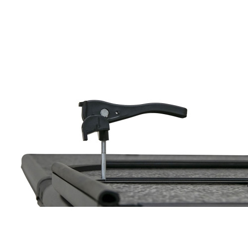 Крышка кузова Mitsubishi L200 2015+, трёхсекционная, алюминиевая, черная