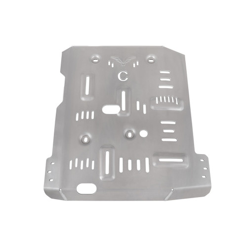 Защита Falcon радиатора, картера, РК, КПП для Toyota Land Cruiser 70 (дизель 2.8T/4.0L/4.5T (2016-2023), со штатной лебедкой), алюм. 8 мм